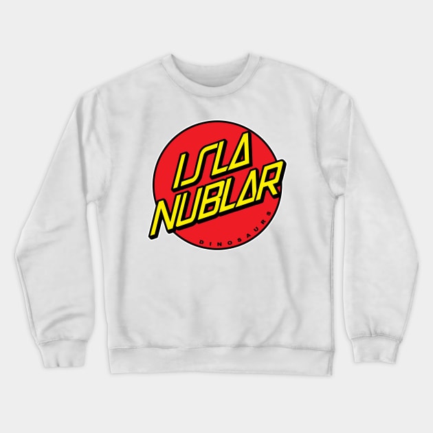 Isla Nublar Dinosaurs Crewneck Sweatshirt by ClayGrahamArt